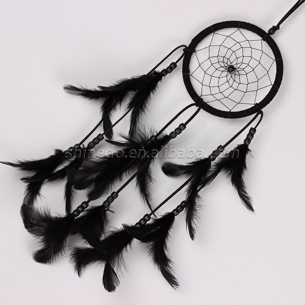 Black feather mysterious dreamer Dream catcher SD-SW180