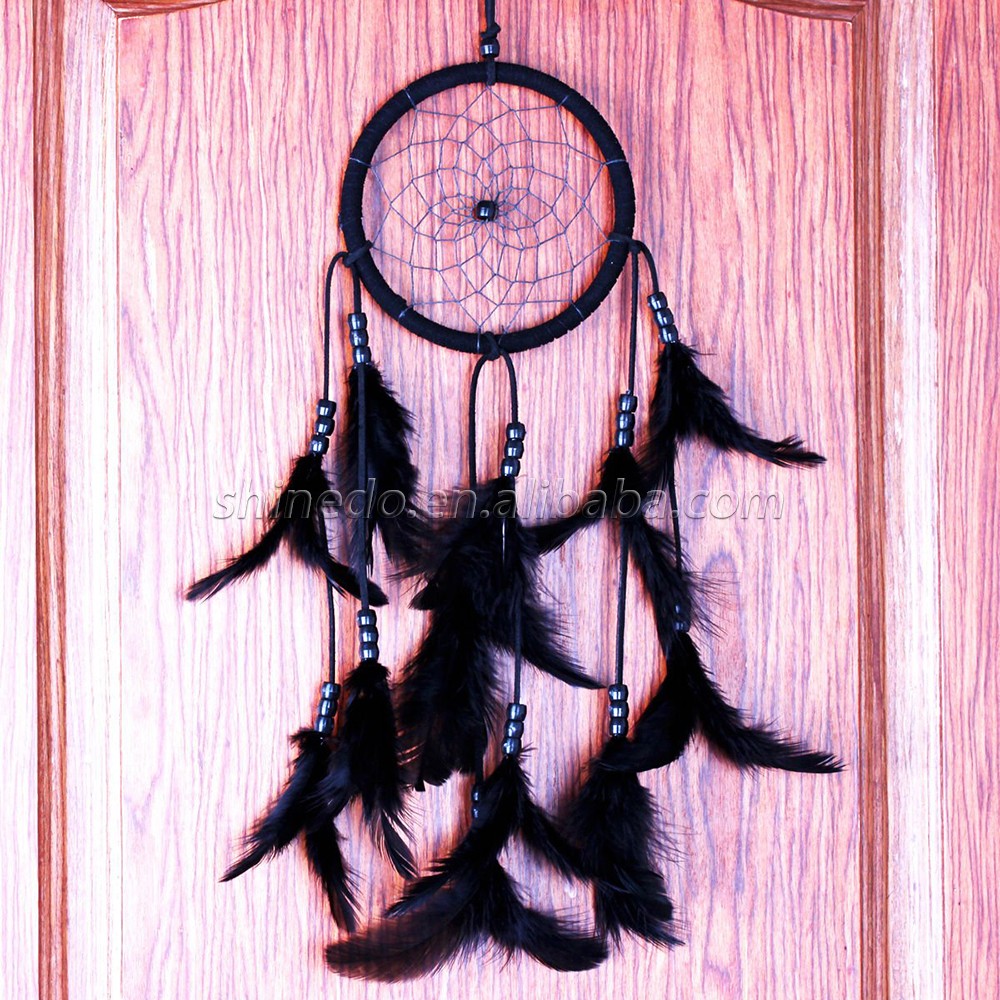 Black feather mysterious dreamer Dream catcher SD-SW180
