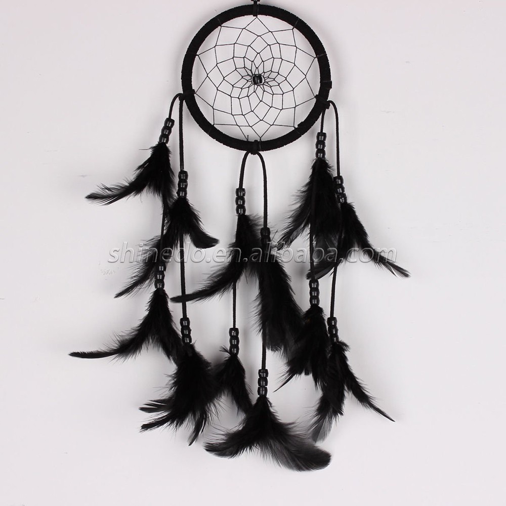 Black feather mysterious dreamer Dream catcher SD-SW180