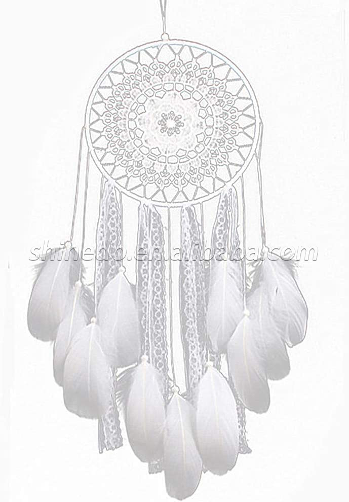 Natural Pure Cotton Feather Dream Catcher Home Decoration SD-SW184