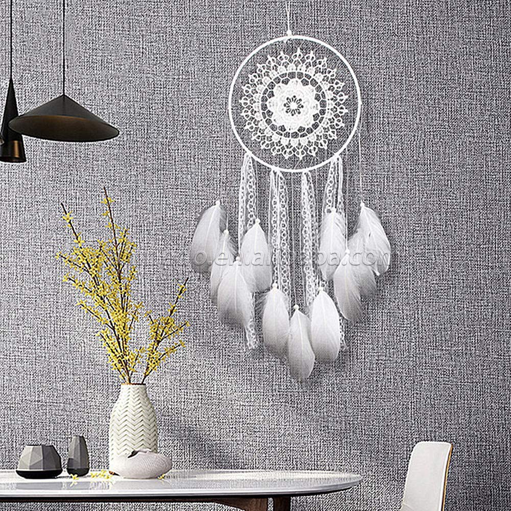 Natural Pure Cotton Feather Dream Catcher Home Decoration SD-SW184