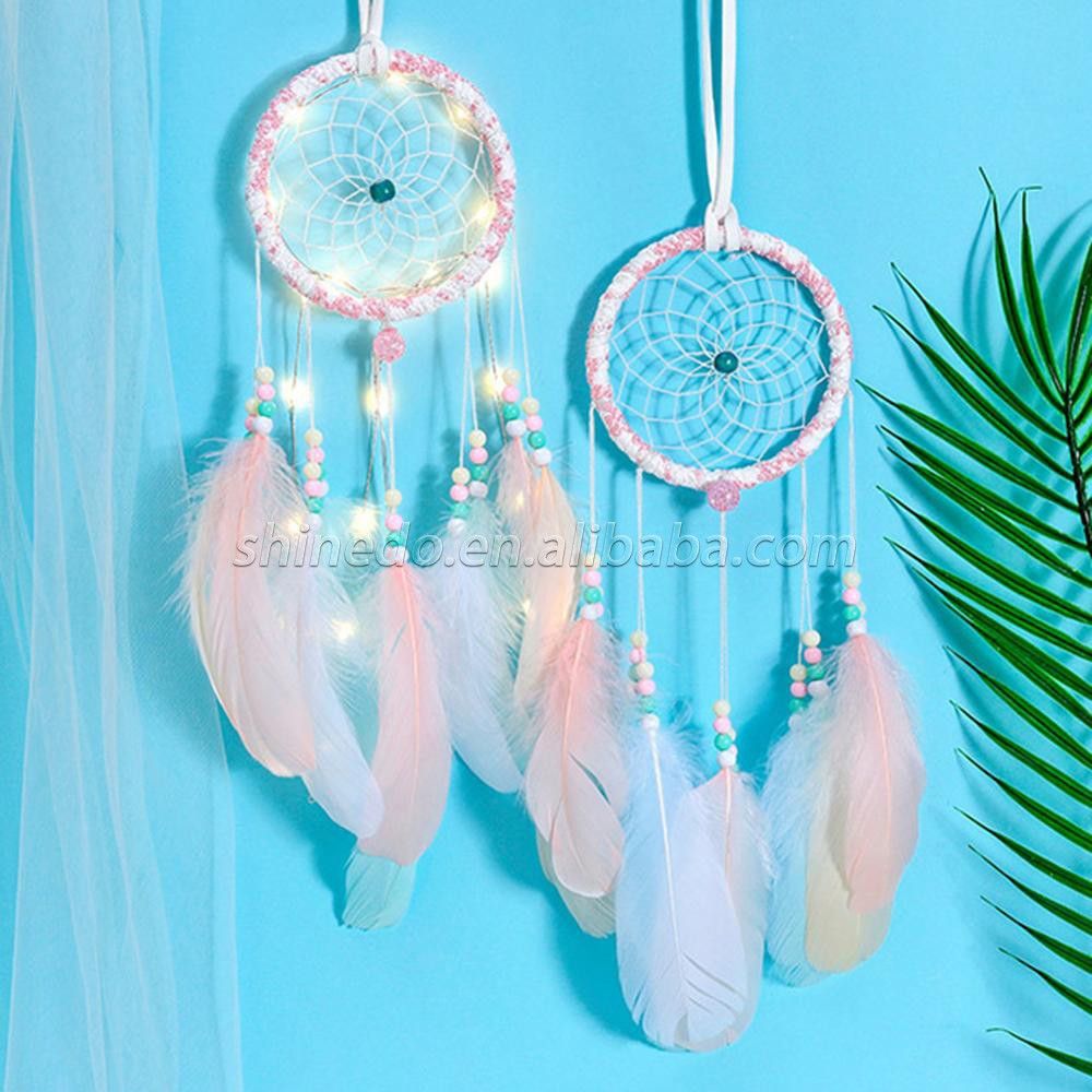 Romantic Pink Dream Catcher Girls Room decoration brings you sweet dreams SD-SW198