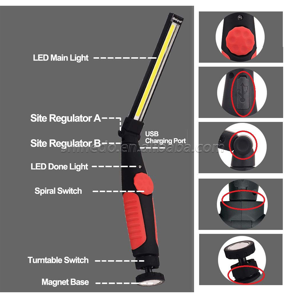 Rechargeable LED working light SD-SW892