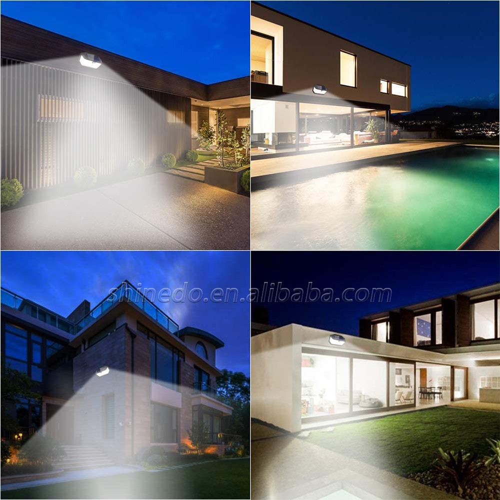 266 LED Outdoor Lamp PI Solar Motion Sensor Light Powered Sunlight Wall Light Solar Security Light SD-SSE176