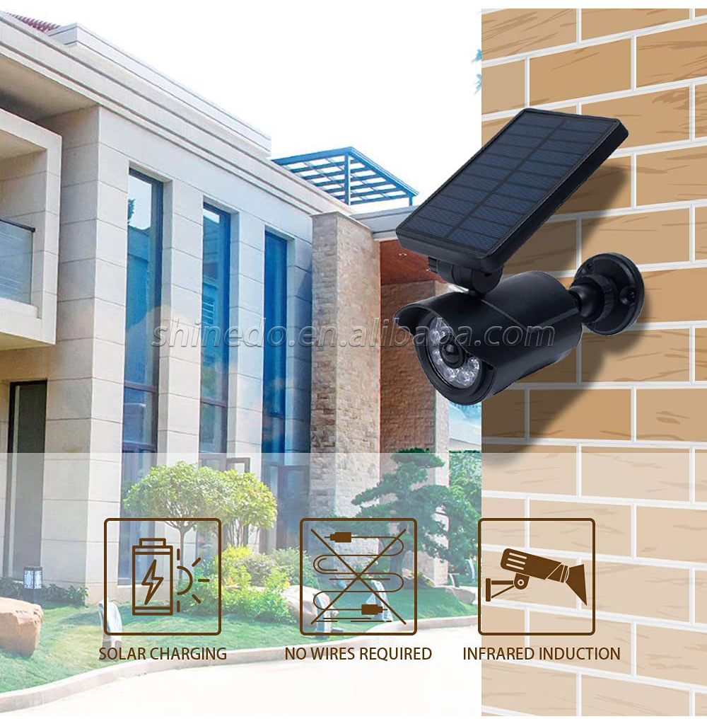 Custom Solar sensor wall light outdoor solar motion sensor security light SD-SSE177