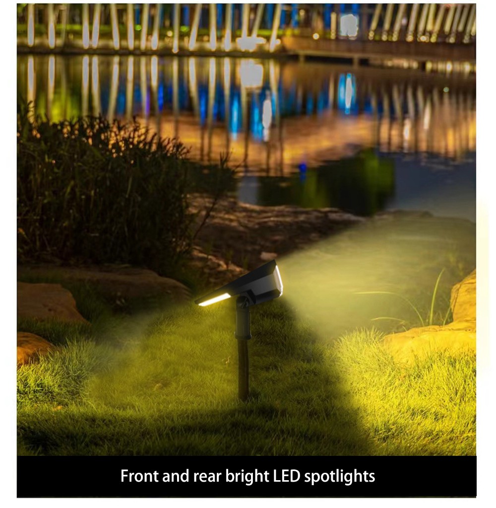 Wholesale SpotLights Outdoor IP65 Waterproof Solar Powered Wall Lights 2-in-1 Adjustable Lights SD-SL813