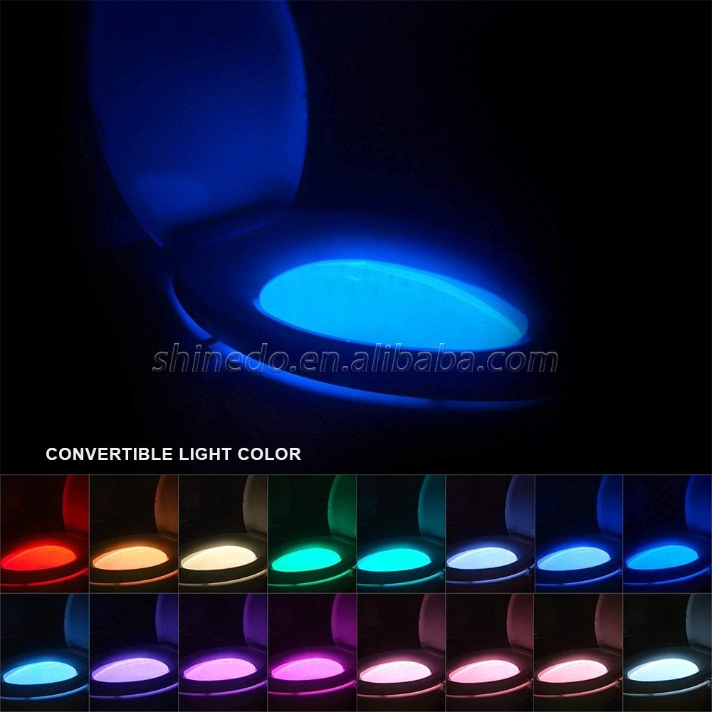 Toilet Light Motion Sensor Activated Toilet Led light 8 Colors Toilet Night LightSD-SSE175