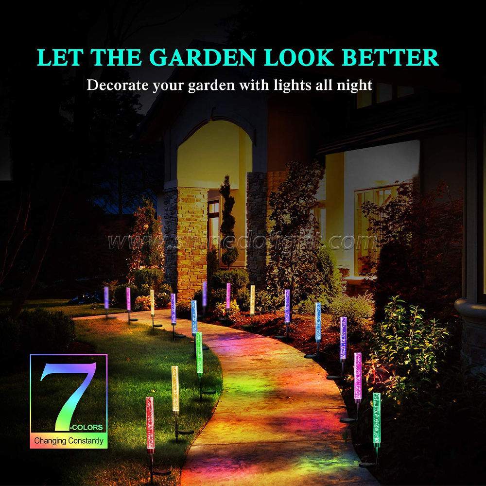 LED Solar Light Lawn Lamp Landscape Path Lights Yard Waterproof For Garden Patio Path Walkway Decor Solar Lamps SD-SL297