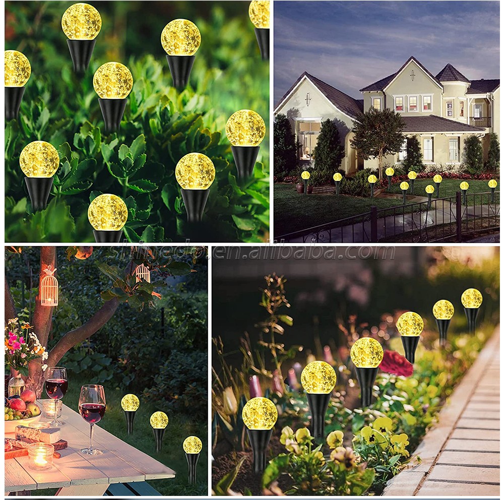 20 Led 22.15 ft Waterproof Stake Mini Crystal Bubble Decorative Solar Outdoor Fairy Lights with 8 Modes 1 buyer SD-SSL097