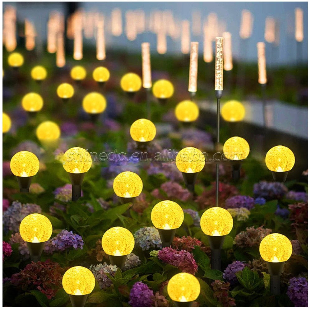 20 Led 22.15 ft Waterproof Stake Mini Crystal Bubble Decorative Solar Outdoor Fairy Lights with 8 Modes 1 buyer SD-SSL097