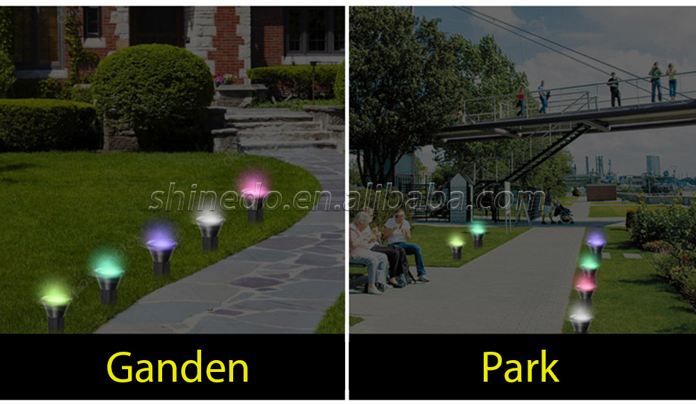Hot sale outdoor waterproof solar garden light Sidewalk courtyard backyard lawn lighting Path way light SD-SSL122