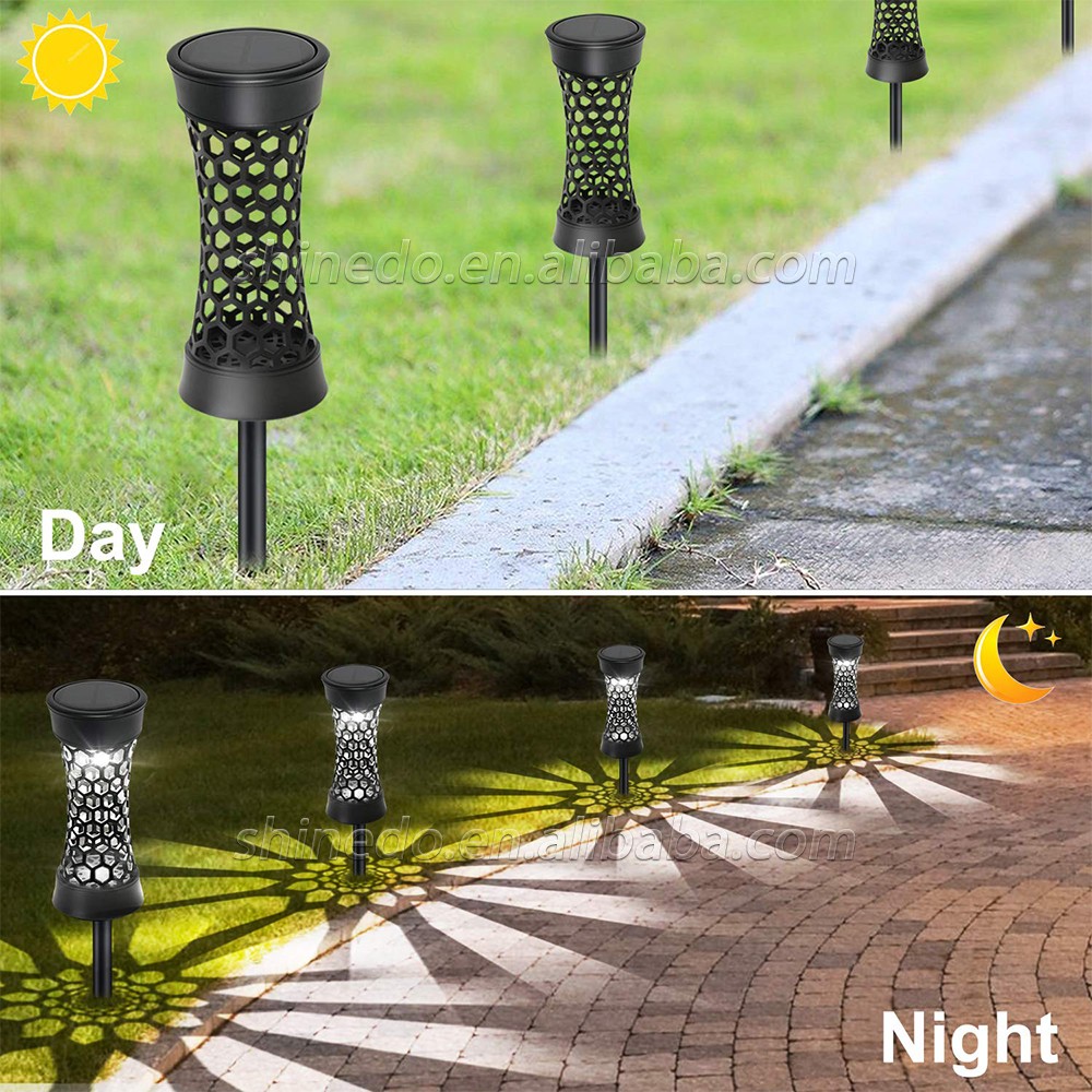 Outdoor Garden Lawn Light Solar LED Projection Light Villa Courtyard Pathway Park Landscape Decoration Lamp SD-SL969