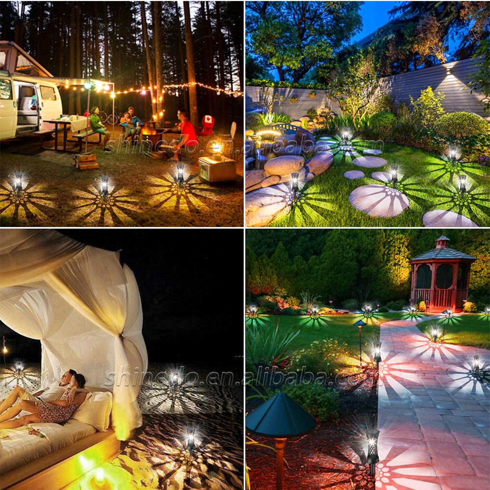 Outdoor Garden Lawn Light Solar LED Projection Light Villa Courtyard Pathway Park Landscape Decoration Lamp SD-SL969