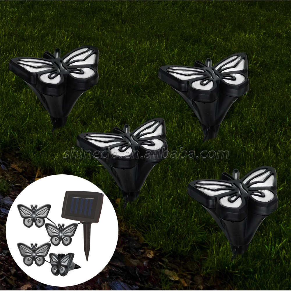 Outdoor Decor Fairy Butterfly Solar String Lights for LED Yard Garden Lawns Decoration SD-SSL003