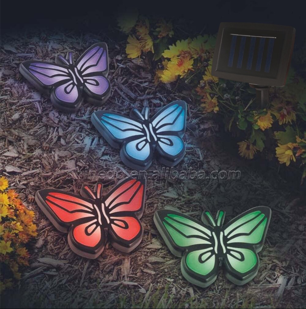 Outdoor Decor Fairy Butterfly Solar String Lights for LED Yard Garden Lawns Decoration SD-SSL003