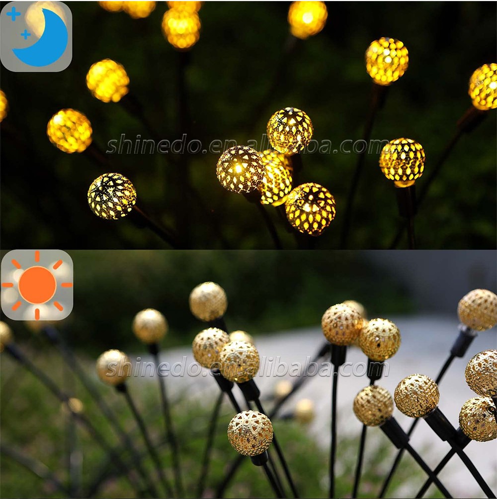 Solar LED Light Outdoor Waterproof LED Solar Light Garden SD-SL960 Decoration Landscape Lights Firefly Garden Lamp Courtyard Garden Decor SD-SL960