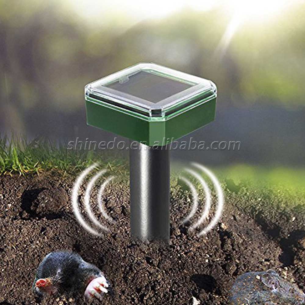 EPA Approve Newest Garden Gopher Snake Repellent Sonic Solar Powered Mole Repeller with Ultrasonic Wave SD-SL080A