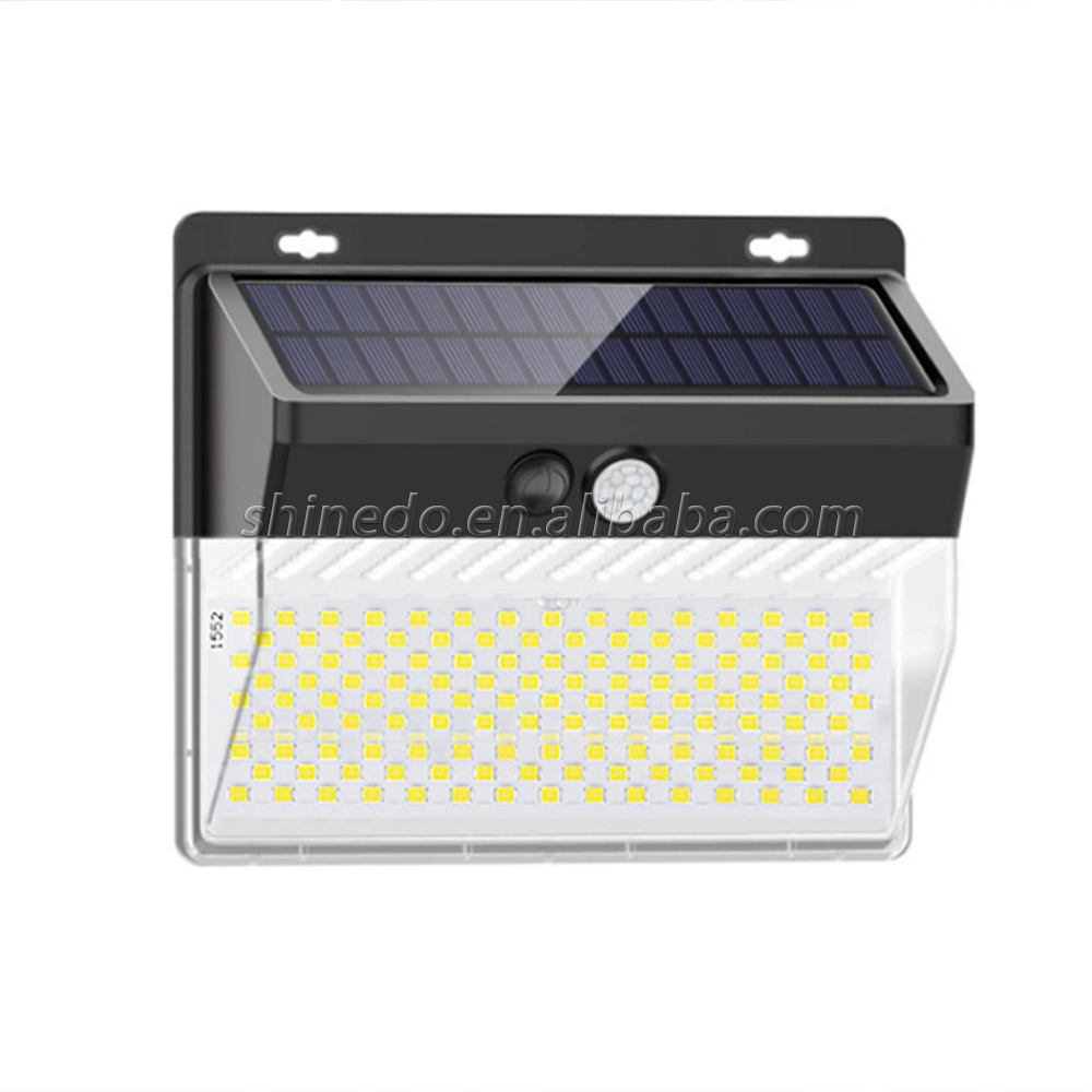 262 LED Solar Motion Sensor Lights Outdoor Super Bright 270 degrees High Illumination for Garden Yard Carbarn SD-SSE53