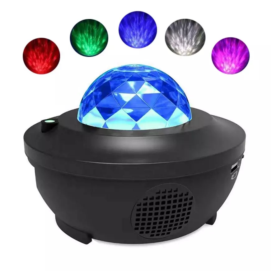 Smart Laser Starry Sky night light Projector BT Music Speaker Holiday Light Galaxy Star Projector With Remote Control SD-SP008