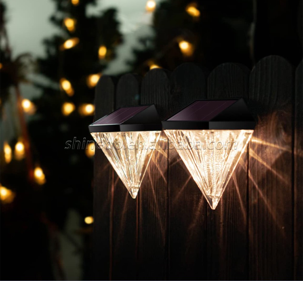 Solar Fence LED Lights Outdoor Garden Fence Decoration Solar Wall Light Porch Stair Light SD-SL818