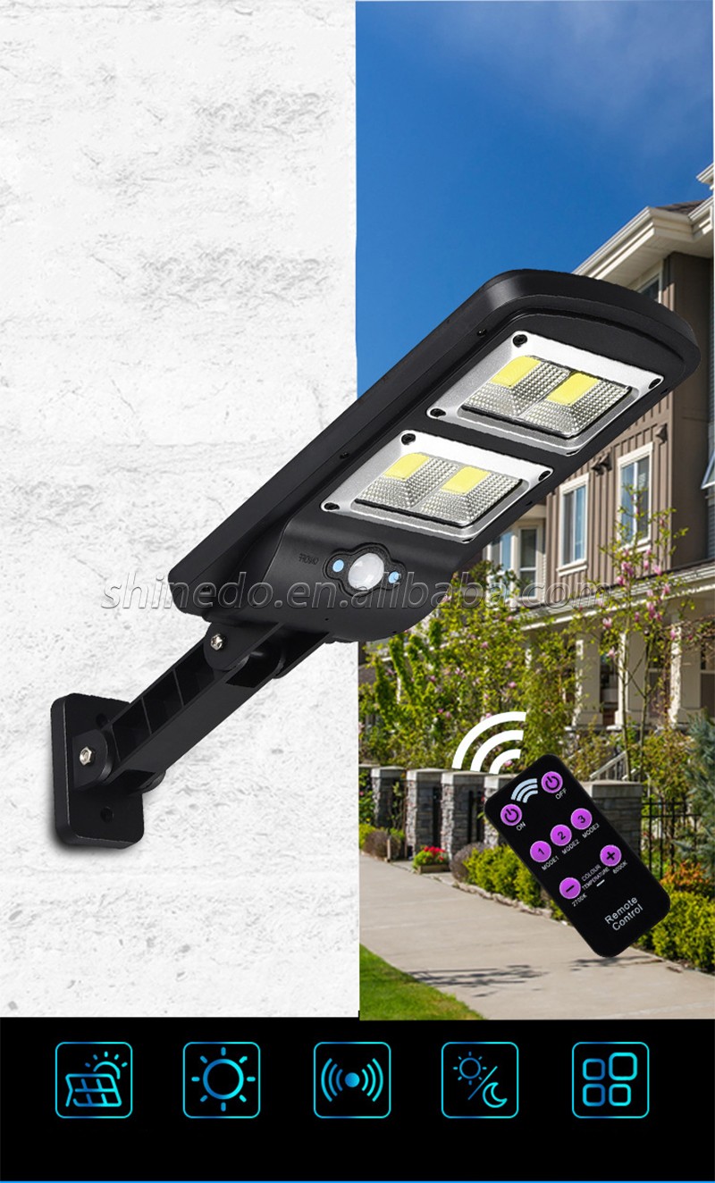 Led Solar Street Lights Outdoor Waterproof Motion Sensor Wall Lamp for Garden Patio Yard Deck Garage SD-SSE212