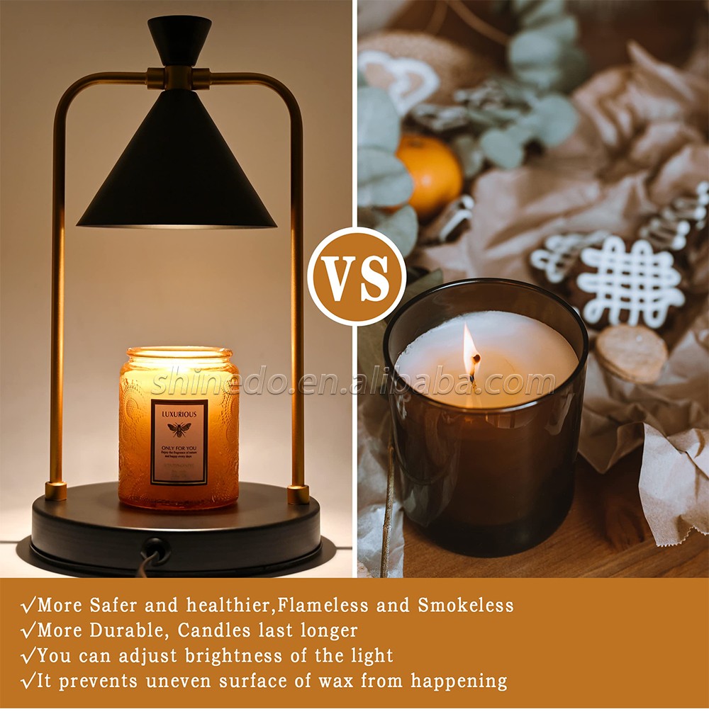 Candle Warmer Electric Wax Melt Lamp Lantern For Candle Melting Waxing Burner Aromatherapy Lamp Table Lamp SD-SL1031