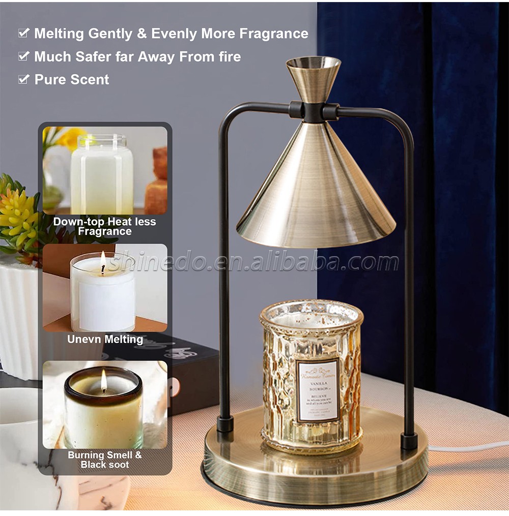 Candle Warmer Electric Wax Melt Lamp Lantern For Candle Melting Waxing Burner Aromatherapy Lamp Table Lamp SD-SL1031