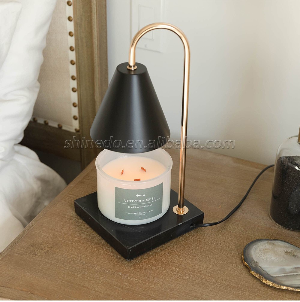 Electric Fragrance Candle lamp Metal Oil Burner Aromatherapy Lamps Christmas gift Table Lamp SD-SL1032