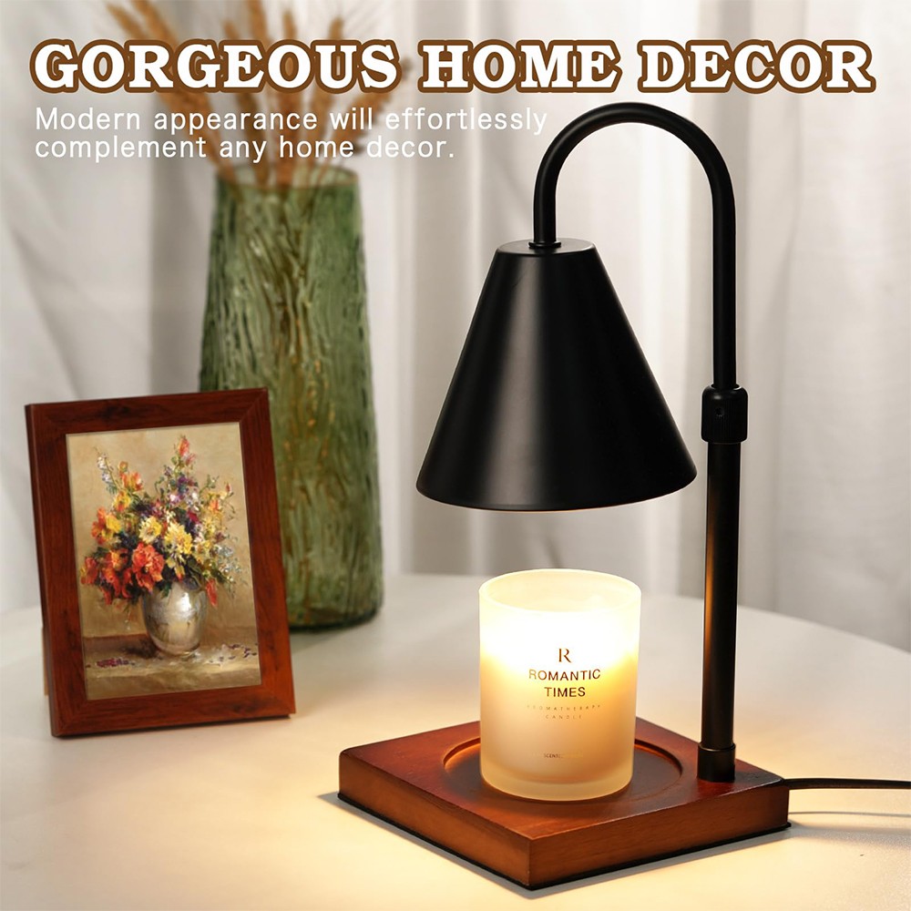 Modern Candle Warmer Lamp Metal Wax Burner Melting Wax Lamp 220V Simple Table Lamp Fragrance Light SD-SL1132