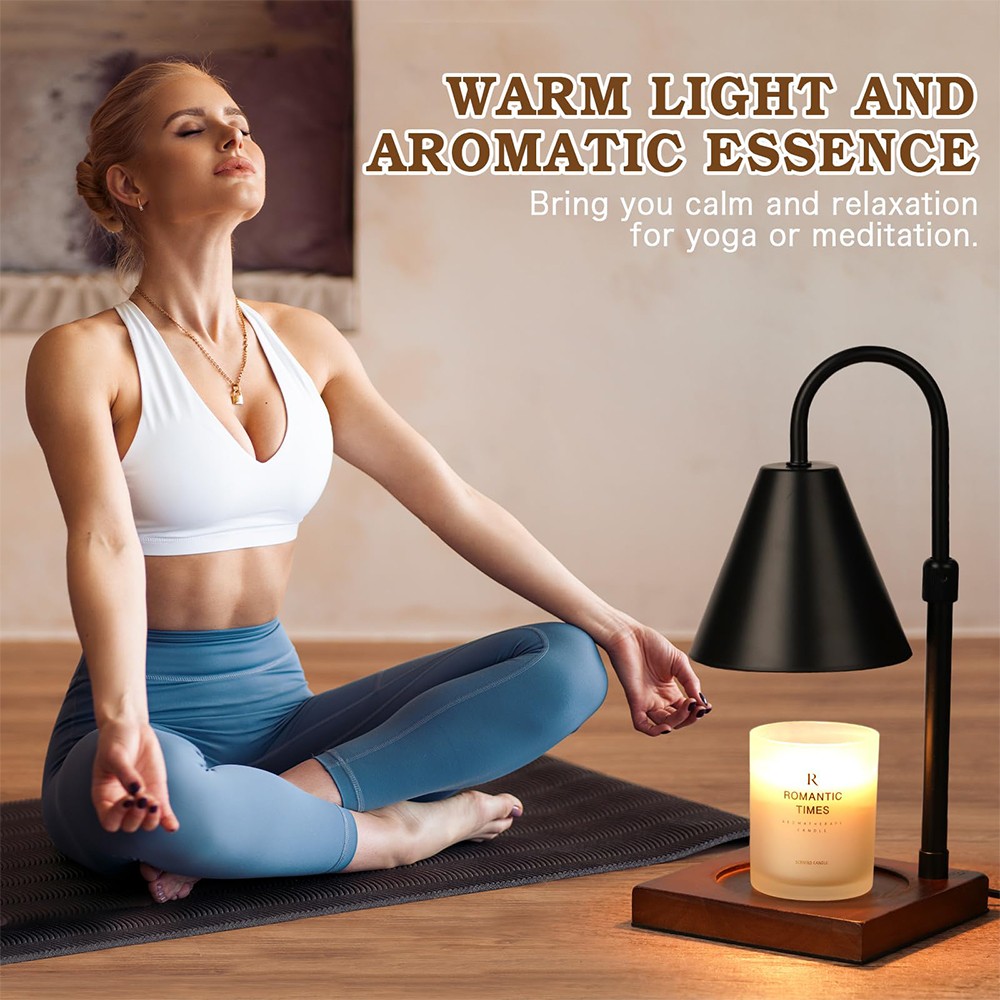 Modern Candle Warmer Lamp Metal Wax Burner Melting Wax Lamp 220V Simple Table Lamp Fragrance Light SD-SL1132