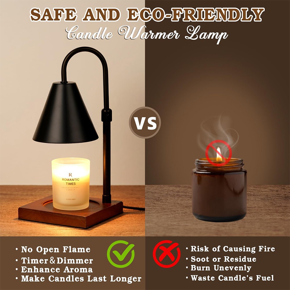 Modern Candle Warmer Lamp Metal Wax Burner Melting Wax Lamp 220V Simple Table Lamp Fragrance Light SD-SL1132