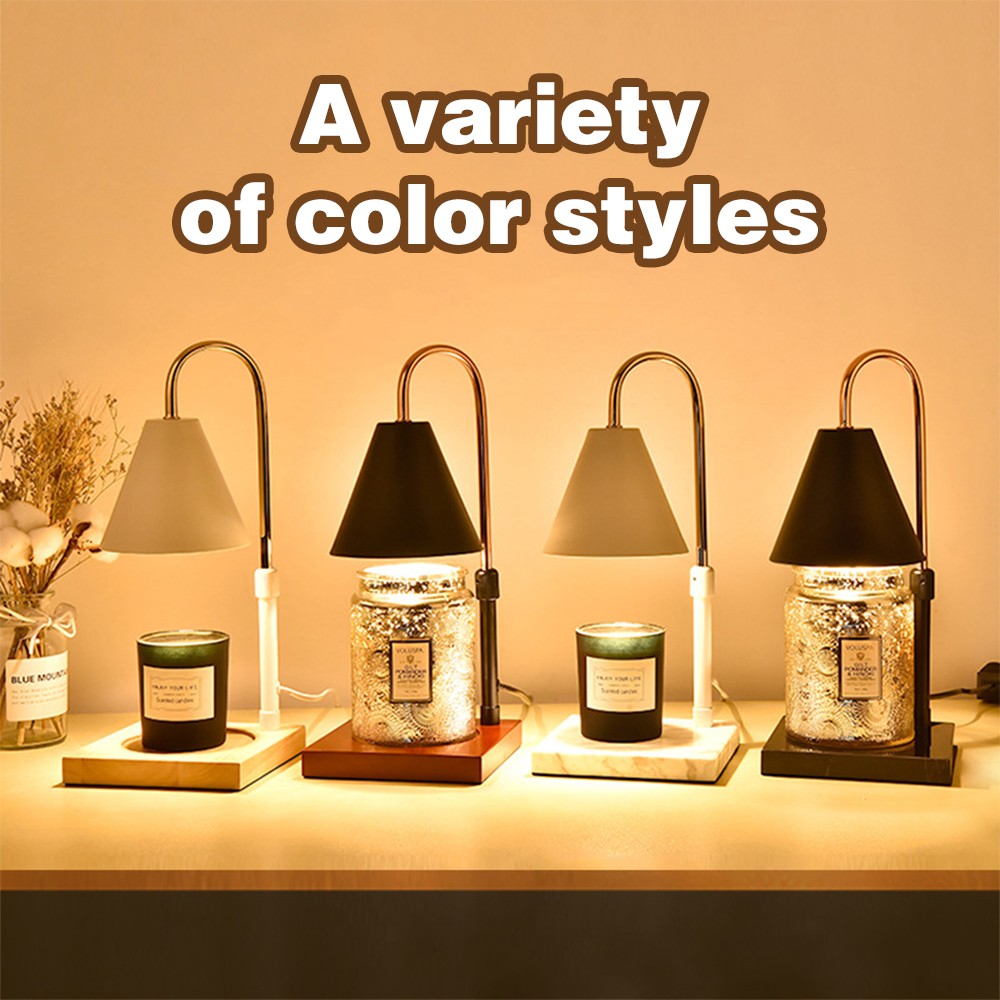 Modern Candle Warmer Lamp Metal Wax Burner Melting Wax Lamp 220V Simple Table Lamp Fragrance Light SD-SL1132