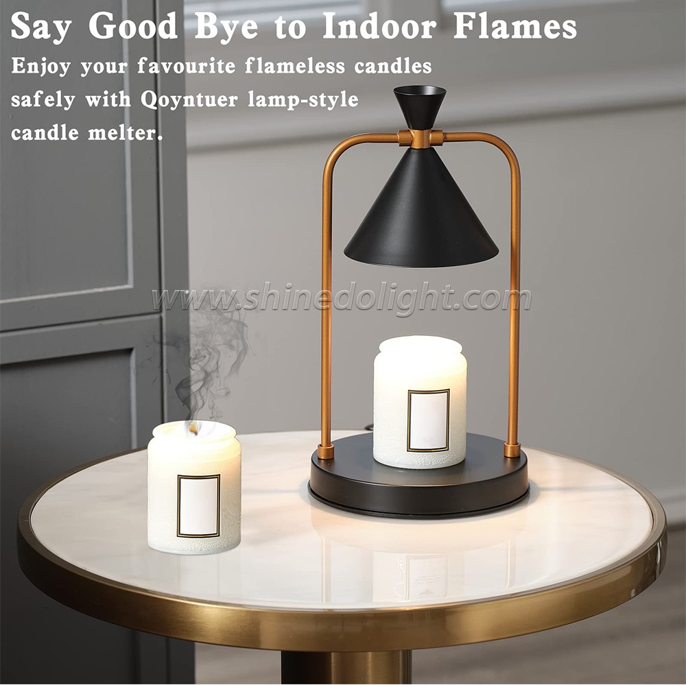 No Flame Electric Dimmable Candle Warmer Candle Heating Lamp Creative Aromatherapy Room Table Bedside Decor SD-SL1136