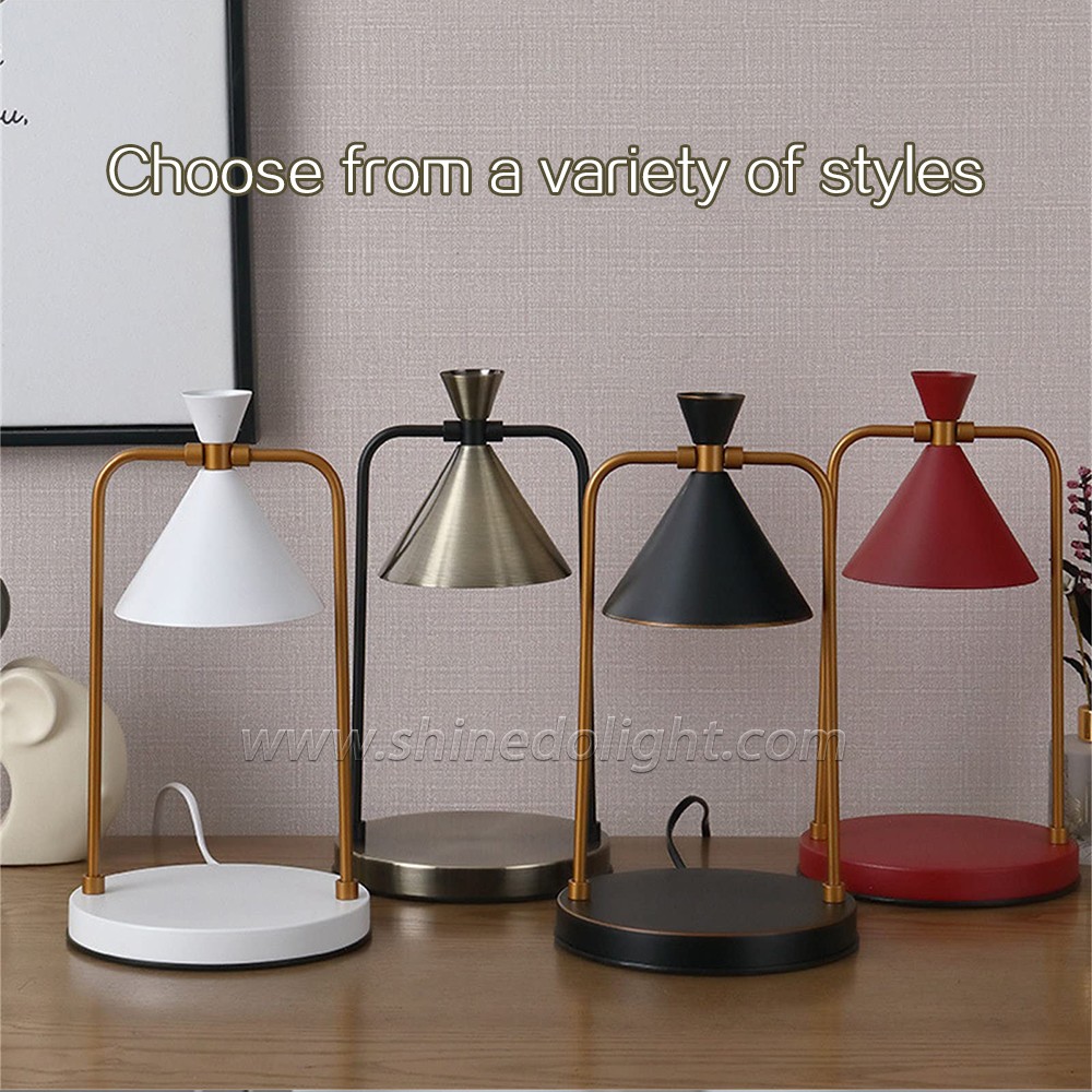 No Flame Electric Dimmable Candle Warmer Candle Heating Lamp Creative Aromatherapy Room Table Bedside Decor SD-SL1136