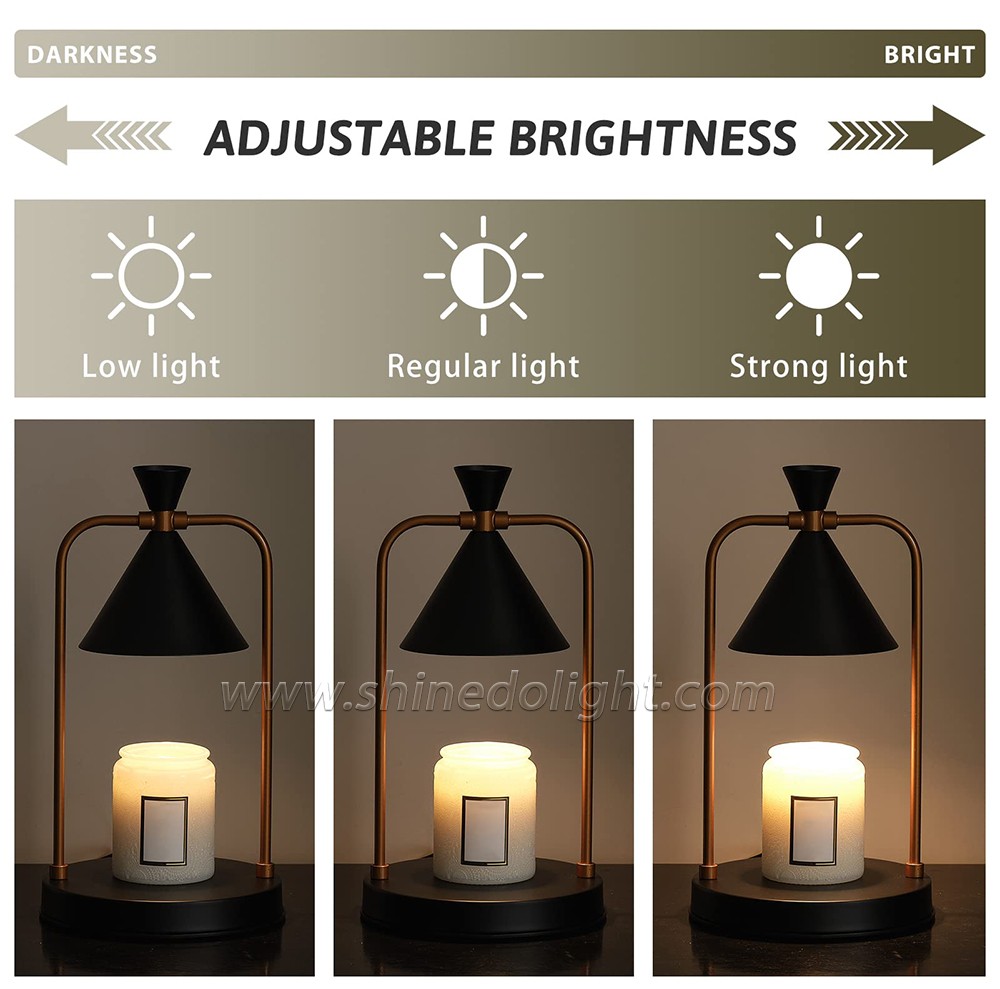 No Flame Electric Dimmable Candle Warmer Candle Heating Lamp Creative Aromatherapy Room Table Bedside Decor SD-SL1136