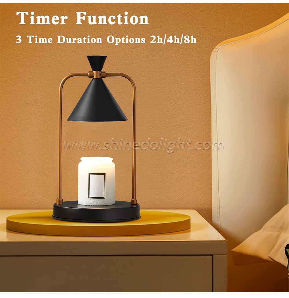 No Flame Electric Dimmable Candle Warmer Candle Heating Lamp Creative Aromatherapy Room Table Bedside Decor SD-SL1136