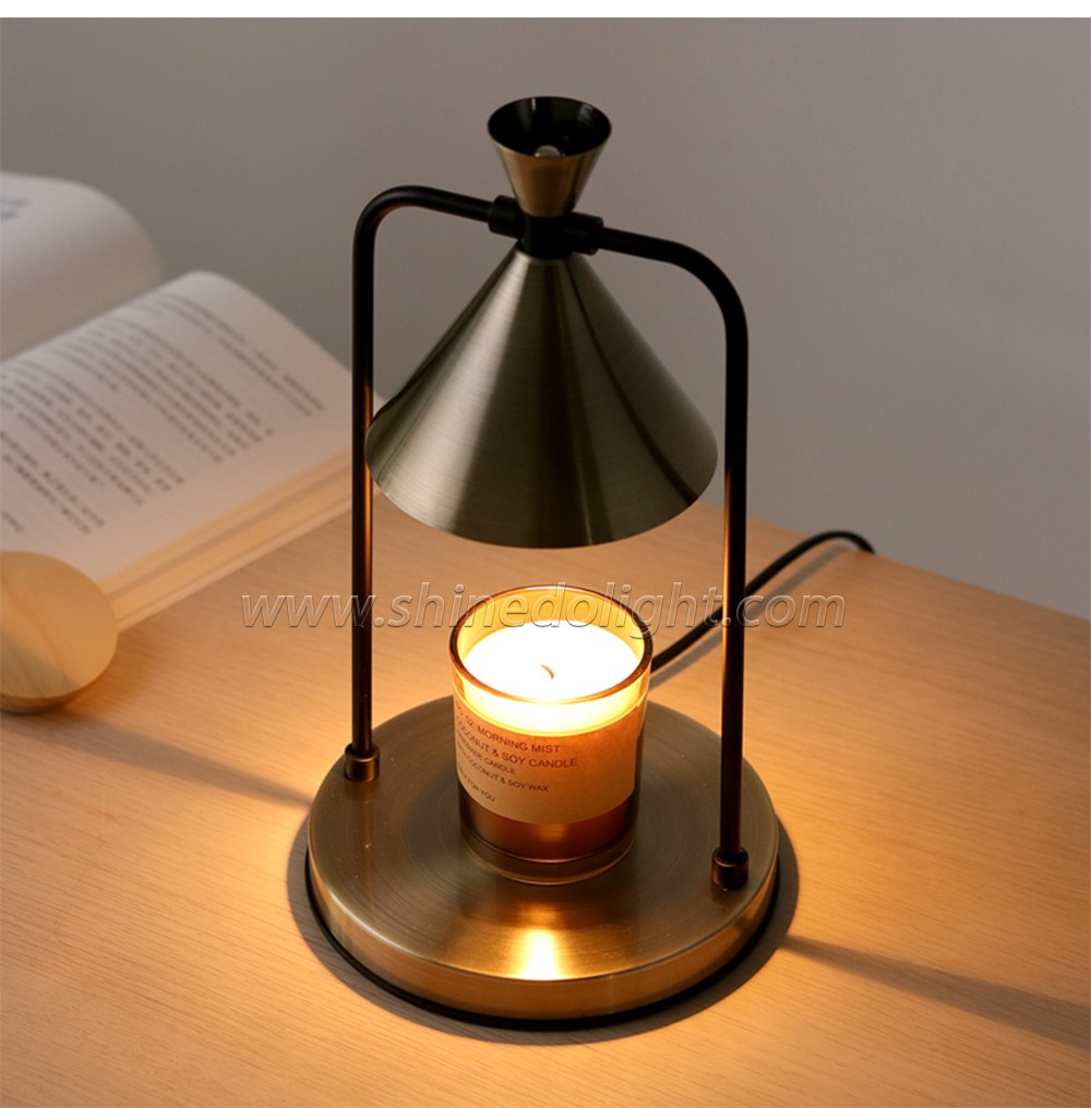 No Flame Electric Dimmable Candle Warmer Candle Heating Lamp Creative Aromatherapy Room Table Bedside Decor SD-SL1136