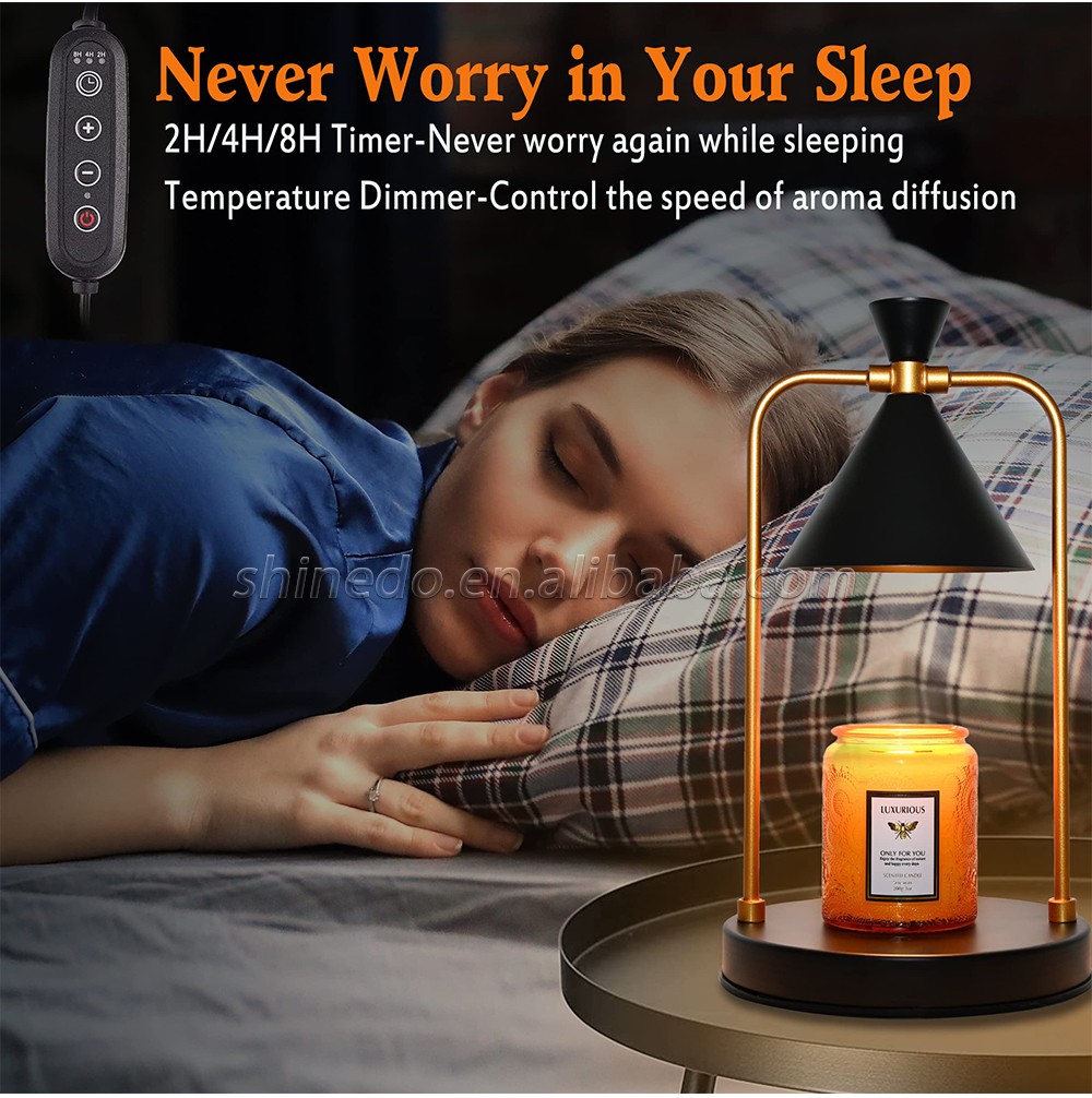 Timer Switch Candle Warmer Lantern Candle Melting Waxing Burner Aromatherapy Table Lamp SD-SL1196