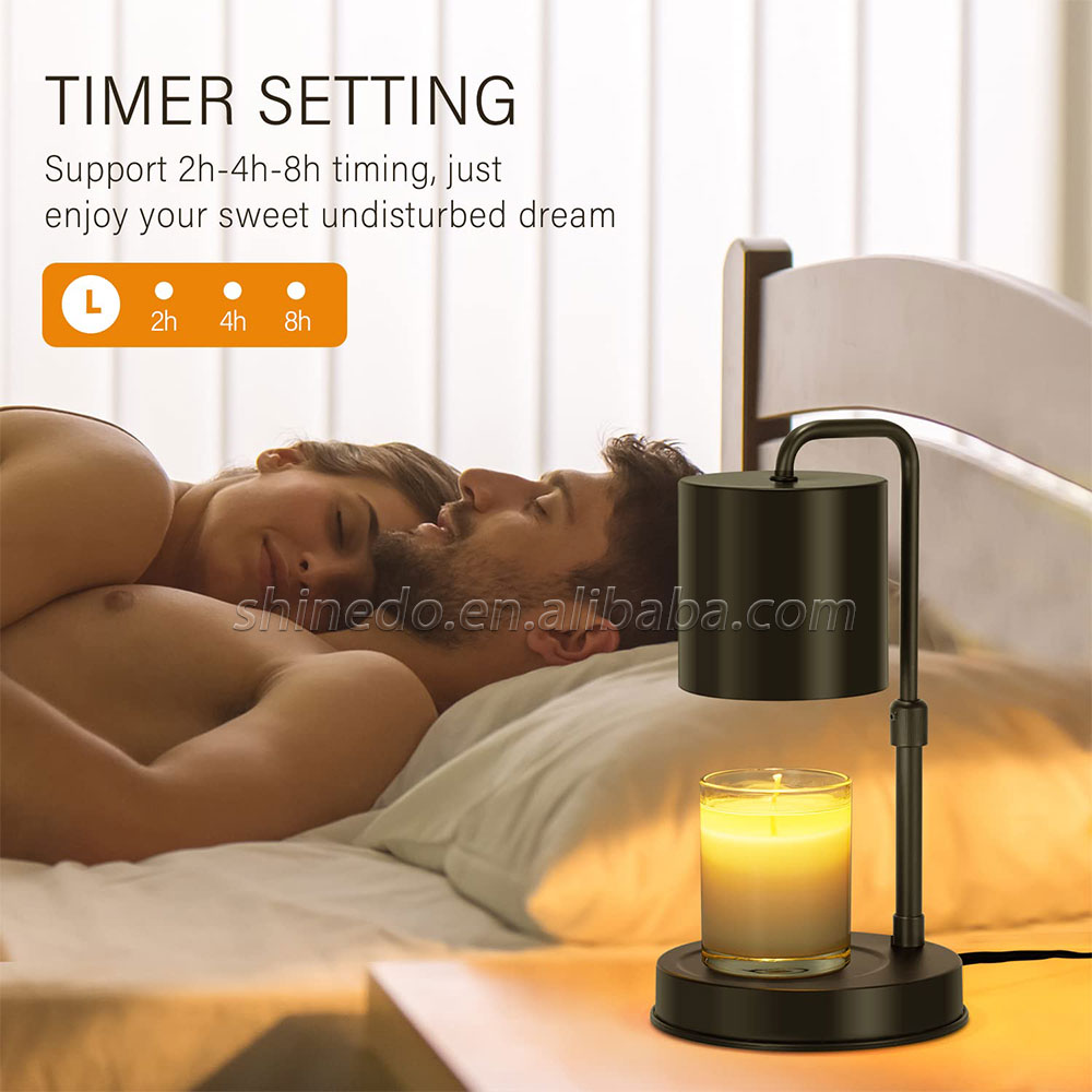 Electric Candle Melting Table Lamp Retro Candle Heating Lamp Safe Candle Warmer Light Dimming Switch SD-SL1123