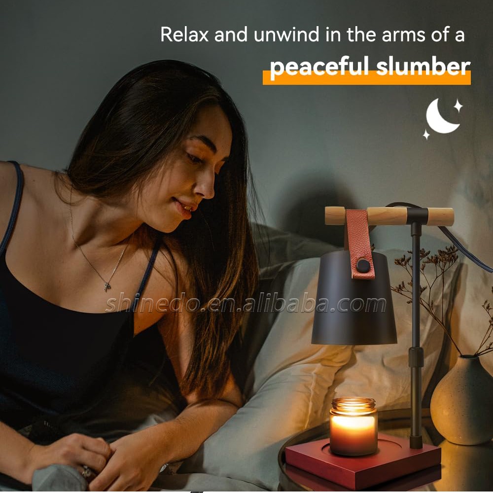 Lamp Candle Melting Wax Aromatherapy Table Lamp Dimmable Desk Beside Warmer Light SD-SL1179