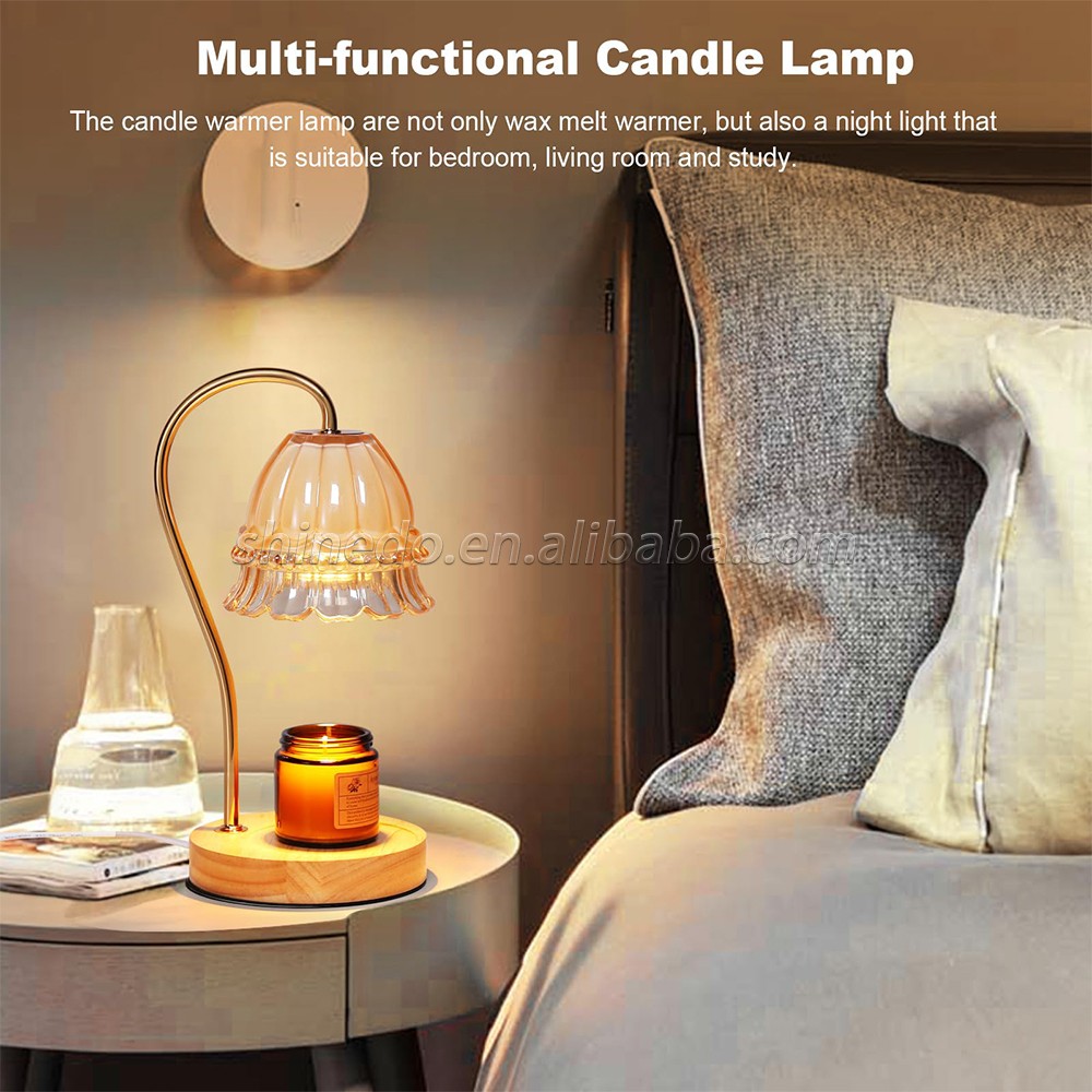 Candle Warmer Lamp Vintage Crystal Candle Wax Warmer Light Warmer for Home Decoration SD-SL1140