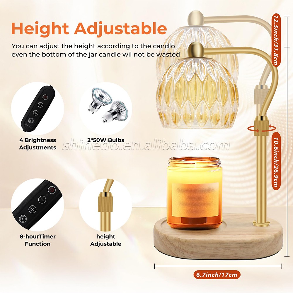 Fragrance Candle Warmer Lamp Home Decor Candle Warmer Jar Candle Warmer Lamp Bedroom Atmosphere Table lamp SD-SL1114