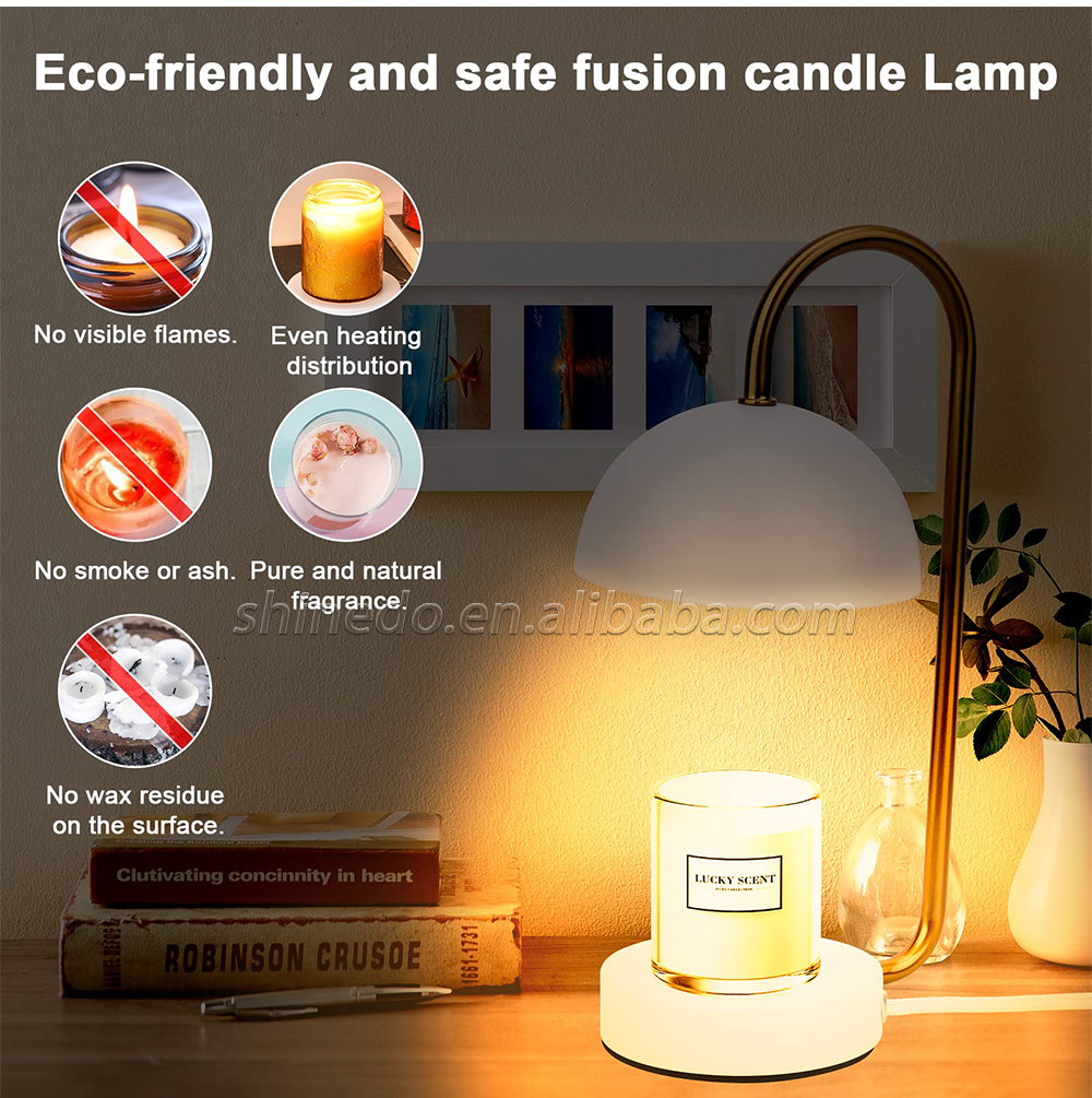 Electric Fragrance Candle Warmer with Timer Dimmer for Home Decor Wax Melt SD-SL1147