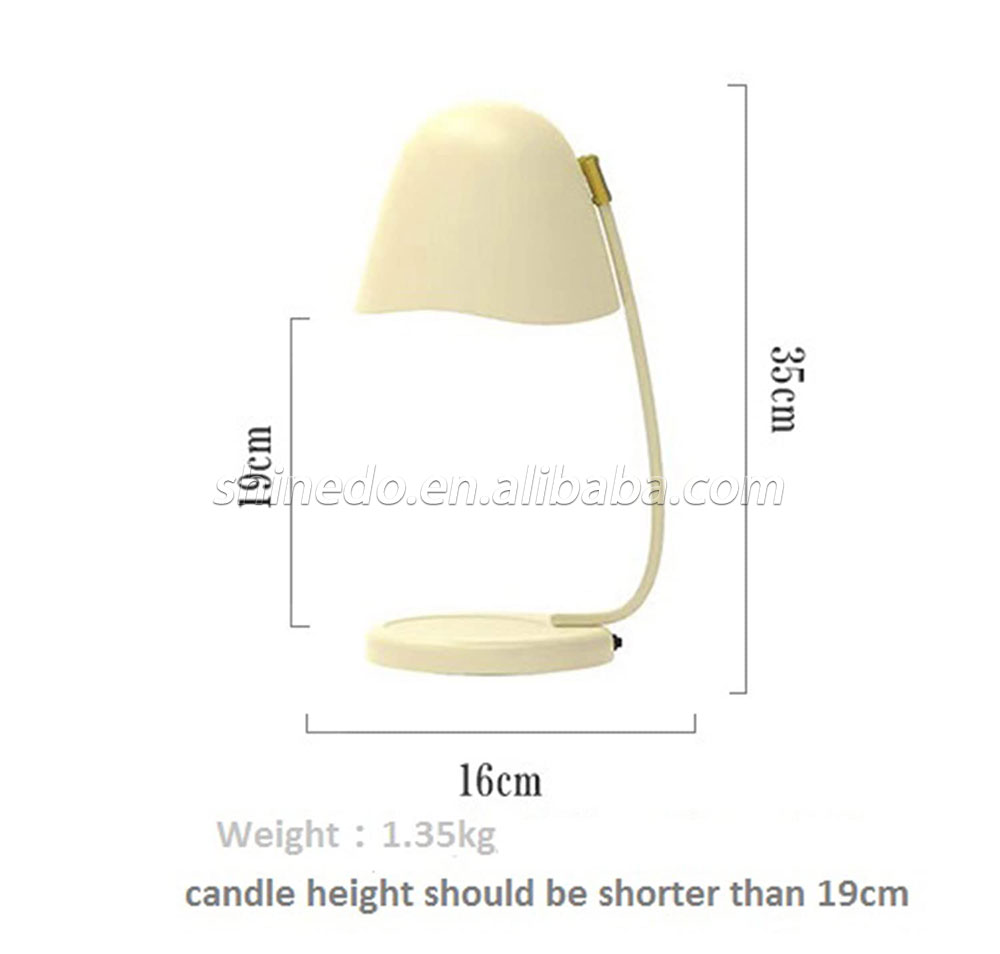 Aromatherapy Diffuser Wax Electric Melt Aesthetic Warmer candle Lamp Essential Oil Burner Night Light For Home Bedroom Decor SD-SL1176