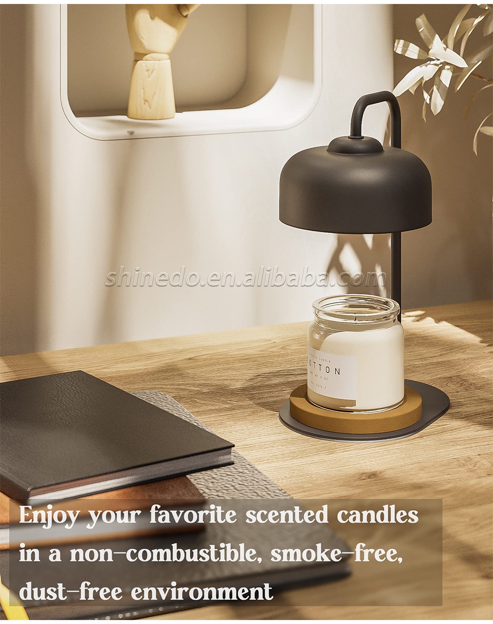 Wax Melt Burner Table Lamp Nordic Candle Warmer Lamp Timer Holiday Gifts Lamps Bedside Bedroom Indoor Lighting SD-SL1185