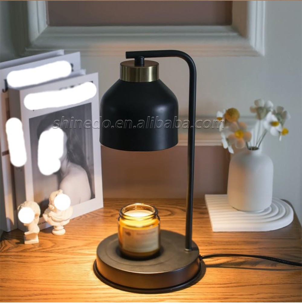 Electric Candle Warming Lamp for Candle Metal Oil Burner Aromatherapy Lamps Christmas Gift Table Lamp For Home Office SD-SL1189