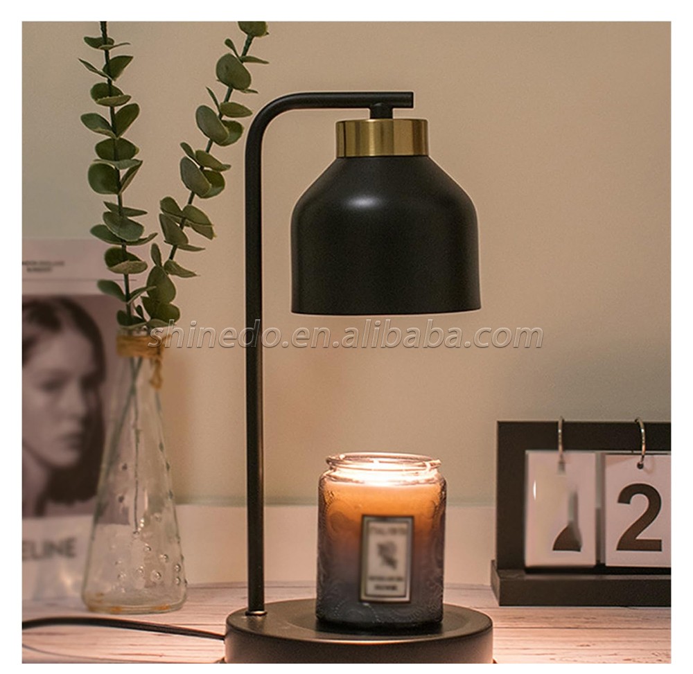 Electric Candle Warming Lamp for Candle Metal Oil Burner Aromatherapy Lamps Christmas Gift Table Lamp For Home Office SD-SL1189