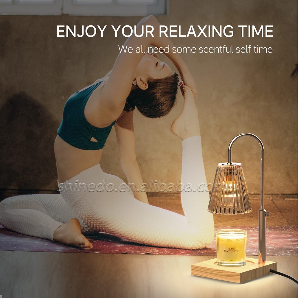 Novelty Candle Warmer Night Light Table Lamp Lantern Candle Melting Aromatherapy Wax Melting Lamp For Bedroom Decoration SD-SL1188