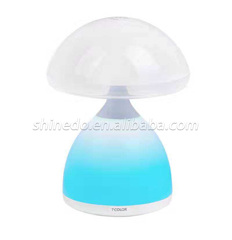 New colorful mushroom LED charging dimming atmosphere light creative magical breathing night light SD-SR678