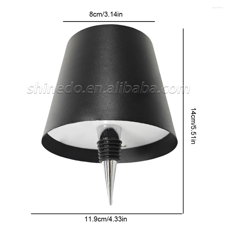Portable Dimming Bar Night Lamp Rechargeable Led Table Lamp Touch Control Wine Wireless Bottle Lamp SD-SR028